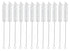 EISCO 12PK Bristle Cleaning Brushes with Fan-Shaped Ends, 9" - Twisted Stainless Steel Wire Handle - Ideal for 0.6" - 0.8" Diameter Tubes, Bottles...