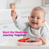 Silicone Toddler Fork, Spoon, and Suction Plate Utensils, Baby Led Weaning (BLW) Eating Essentials, Kids Self Feeding Set (Pink), PLT1038...