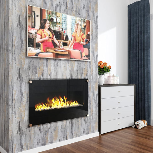 YENHOME Textured Wallpaper Stick and Peel 17.7"X118" Grey Wallpaper Peel and Stick on Concrete Wallpaper Decorative Contact Paper for Accent Walls...