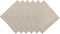 DII Holiday Dining Table Linen Sparkle Metallic Kitchen Décor, Napkin Set, 20x20, Jacquard Snowflakes, 6 Piece...