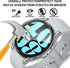 Suoman 2-Pack for Samsung Galaxy Watch 6 44mm Waterproof Screen Protector Case,Around Protective Tempered Glass Film PC Screen Protector Cover for...