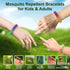 6 Pack Mosquito Repellent Bracelets for Adults and Kids, DEET-Free Insect & Bug Repellent Bands, Individually Wrapped Repellent Wristbands for Out...