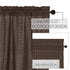VHC Brands 7172 Kettle Grove Plaid Balloon Valance 15x60 Curtains, Country Black...