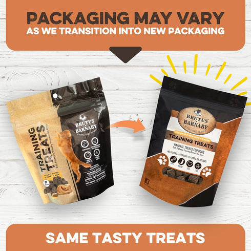 BRUTUS & BARNABY Training Treats for Dogs - Peanut Butter & Honey - All-Natural Healthy Low Calorie Vegetarian Treat - Great to Use for Rewards in...