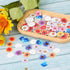 100 Pcs Wood Daisy Buttons 1 inch Flower Buttons for Craft Wooden Painted Buttons for Crafts 2 Holes Flower Shaped Buttons for DIY Crafts Multi-Co...