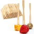 200 Bamboo Appetizer Forks, 3.5" Disposable Bamboo Fork for Charcuterie, Mini Forks for Appetizers, Cocktail Forks for Weddings, Small Appetizer P...