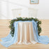60" Wide Light Blue Chiffon Fabric by The Yard Soft Sheer Fabric for Wedding Arch Draping Fabric,Bridal Wedding Dress Sewing DIY,1 Yard...