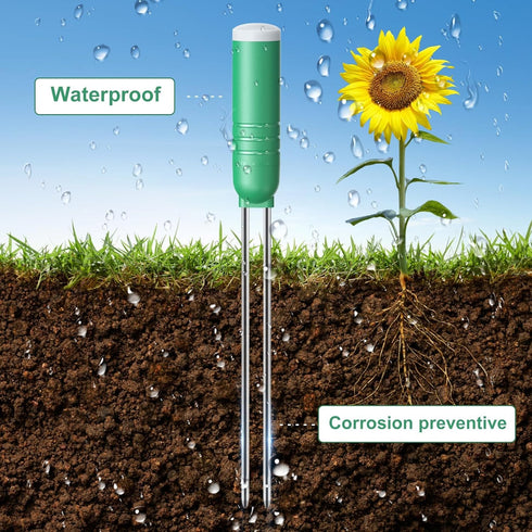 VODESON Plant Soil Moisture Meter with 230ft RF Wireless Waterproof for Moisture,Temp,Sunlight,Time,Ideal for Garden, Farm, Lawn Care-Outdoor Plan...