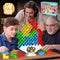 64PCS Stack Attack Game for Adult & Kids, Tetra Board Tower Games for Family Travel Party, 2 Players Balance Stacking Toy, Team Toys Building Bloc...