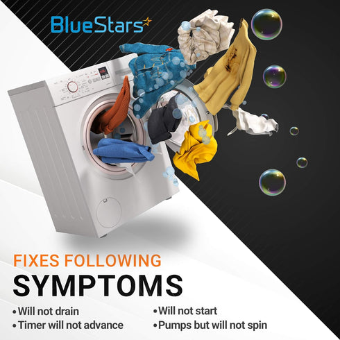 Ultra Durable 3355806 Washer Lid Switch Replacement Part by BlueStars - Exact Fit for Whirlpool & Kenmore Washers - Replaces WP3355806VP PS11741201 WP3355806 AP2947199 PS341529