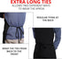 Utopia Kitchen 2 Pack Bib Apron, Adjustable with 2 Pockets, Water and Oil Resistant, Cooking Kitchen Chef Apron for Women Men...