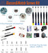 Eyeglass Repair Kit with 220PCS Nose Pads, 6PCS Precision Screwdriver Set, 100 Screws & Tweezers - Professional Glasses Repair Tools for Eyeglasse...