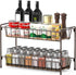 Simple Houseware Countertop Spice Rack 2-Tier Kitchen Spice Organizer Storage Shelves, Bronze...