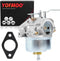 640349 640052 640054 Carburetor for Tecumseh HMSK80 HMSK90 LH318SA LH358SA 8HP 9HP 10HP Snowblower Snow Blower Generator Chipper Shredder Carb Adj...