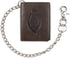 Dickies mens Leather Trifold Wallet, Dark Brown, One Size US...
