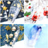 Christmas Nail Foil Transfer Stickers 10 Sheets Xmas Nail Art Stickers Decals Winter Santa Claus Snowflake Bells Nail Decals Supplies for Women Ch...