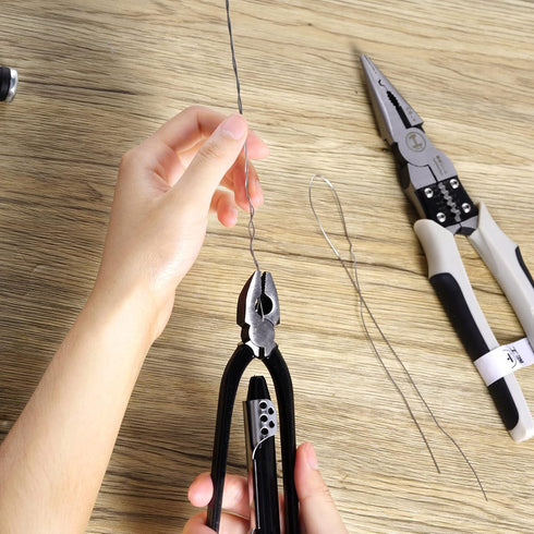 6 Inch Safety Wire Pliers, Wire Twisting Tool Lock Wire Pliers with 25' Stainless Steel Wire, Heavy Duty Wire Twisting Tool for Aircraft Machinery...