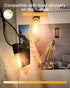 GLUROO LED String Light Bulbs, ST38 Shatterproof LED Replacement Bulbs for Outdoor String Lights Eidison Bulb fits E12 C7 Screw Base, 1Watt Equvan...