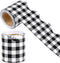 URATOT 65.6 Feet Bulletin Board Decorative Trim Border Trim for Chalkboard WhiteBoard Decoration, White and Black...