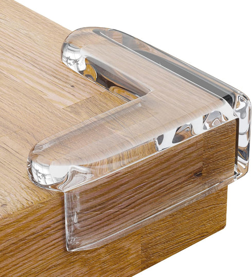 CalMyotis Corner Protector Guards - Furniture Edge Safety Bumpers - Baby Proof Bumper & Cushion to Cover Sharp Furniture & Table Edges - Clear & T...