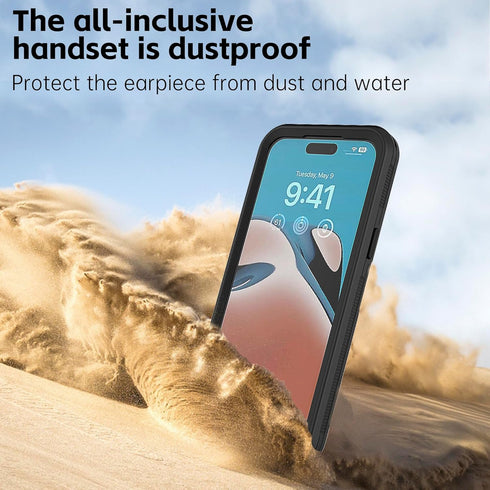 for iPhone 15 Pro Waterproof Case,Retail Packaging,IP68 Full Sealed Snowproof Dustproof Shockproof Heavy Duty Protection Cover with Screen Protect...
