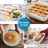 Cake Pan Liner Roll Pack of 2, P&P CHEF 1.85in x 111.5ft Baking Parchment Paper, Nonstick White Side Liner for Round Square Oval Rectangular Bakew...