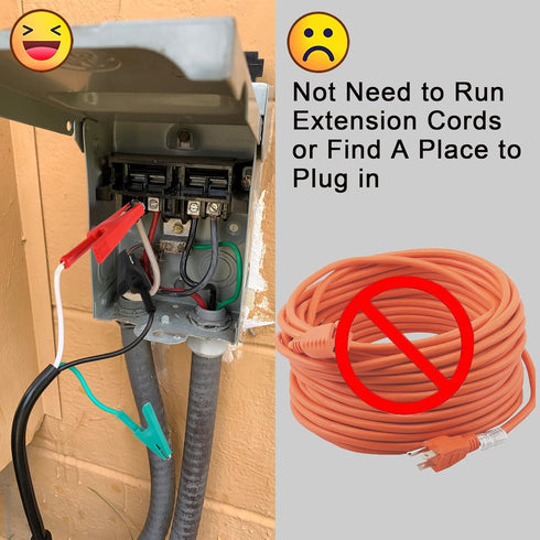 Hvac Adaptor Cord:Heavy Adaptor Cord Compatible with Yellow Jacket 69522 Hvac Tools Clearance and Equipment Circuit Breaker Finder Curcuit Finder ...
