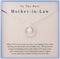 Burning Love Mother in Law Necklace Mom Gifts Mother Daughter Necklace Sterling Silver Circle Necklaces for Mother in Law Gifts Christmas Holiday ...