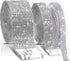 3 Rolls Self-Adhesive Crystal Rhinestone Diamond Ribbon 3 Yards DIY Decoration Sticker with 2 mm Rhinestones for Arts Crafts, DIY Event Car Phone ...