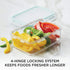 LOCK & LOCK Purely Better Tritan Container/Rectangle Food Storage Bin, 25 Ounce, Clear...