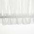Aquazolax Privacy Sheer French Door Curtains White Semi Sheer Elegant Weaved Drapery Linen Textured Look Patio Door Panels for Front Side Door Win...
