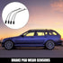 X AUTOHAUX 4pcs Car Front Brake Pad Wear Sensor for Porsche Macan 2015-2018 95B907253...