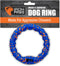 Indestructible Dog Ring Toy, Blue - Tough Dog Pull Toys for Aggressive Chewers, Dog Flying Disc for Fetch, Tug of War and Dog Training...