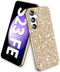 S23 FE Glitter Case for Samsung Galaxy S23 FE 5G Phone Case for Women Girls, Slim Ultra Thin Matte Back Shockproof Protective Cover for Samsung S2...