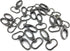 15 Pcs 20mm Inside Diameter Oval Ring Lobster Clasp Claw Swivel for Strap Push Gate Lobster Clasps Hooks Swivel Snap Fashion Clips (3/4 inch, Gunm...