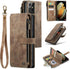 UEEBAI Wallet Case for Samsung Galaxy S21 Ultra 5G, Premium Handmade PU Leather Phone Case Card Slots Magnetic Closure Zipper Pocket Kickstand Fli...