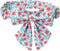 Lionet Paws Design Dogs Collar Cute Flower Sailor Bow Dog Collars for Girl Female Medium Large Dogs with Rose XL...