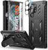 FNTCASE for Samsung Galaxy S22 Ultra Case: Built-in Screen Protector & Kickstand Full-Body Dual Layer Rugged Military Grade Shockproof Protection ...