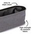 Diono Buggy Buddy Universal Stroller Organizer with Cup Holders, Secure Attachment, Zippered Pockets, Safe & Secure, Gray...
