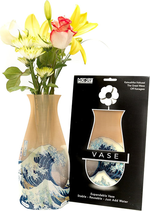 MODGY Expandable Flower Vase Plastic Decorative Modern Vases for Flowers Centerpieces Dining Table Decor Living Room Bathroom Wedding Office, The ...