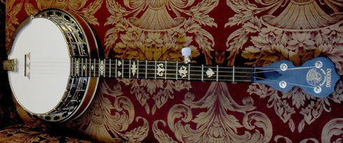 Jockomo Old Banjo Type (White Pearl) Guitar Inlay Sticker...