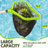 Pool Net, Pool Skimmer Net with Reinforced Frame, Large Capacity Pool Cleaning Net, Fine Mesh Pool Nets for Cleaning Leaves Pond Spa Inground Swim...