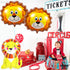 KatchOn, Lion Balloons for Birthday Party - Giant 30 Inch, Pack of 3 | Lion Foil Balloon, Lion Party Decorations | Lion Mylar Balloon, Lion Decora...