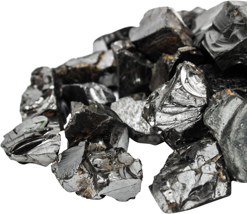 Elite Shungite Stones - for Shungite Water - 1/8 Pound (56 Grams) 0.5-1.2 inch Stones...