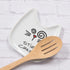 Pavilion Gift Company Blobby Cat, Cat Spoon Rest "Stir Crazy", 5", White...