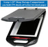 Think2Master Black Plastic Storage Clipboard with Handle and Real Hinges. Storage Area Holds 275 Letter Sized Paper....