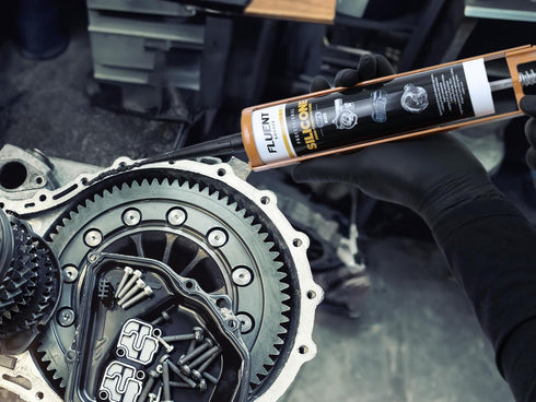 High Temperature Silicone Sealant 10.58 oz + 572°F Black Cartridge RTV Silicone Adhesive...