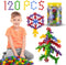 120 Piece STEM Building Blocks Set Educational Construction Toys for Kids Ages 3-8 Safe Material Boosts Creativity and Fine Motor Skills for Boys ...