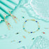 SUPERFINDINGS 12 Colors Glass Connectors 48Pcs Electroplated Crystal Faceted Beads Linking Charms Rhinestone Charm Links with Brass Findings Golde...
