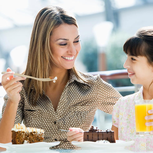 JIABEIUS Large Travel Utensils with Case, 4 Pack Wheat Straw Flatware Reusable Utensils, Portable Travel Cutlery Set for Lunch School Picnic Campi...